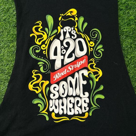 It’s 4:20 Somewhere Red Stripe Tank Top - Picture 2 of 4